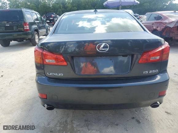 2008 Lexus IS 250 with VIN JTHBK262285063069, listed as a Copart auction lot 51546735 with 186,894 mi miles and Clean Title. Bid and sale history available at carsss.com. Image 6.