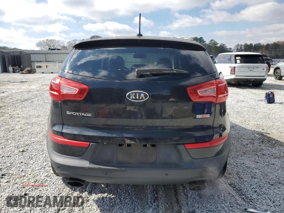 2011 Kia Sportage SX with VIN KNDPC3A62B7148977, listed as a Copart auction lot 44224375 with 130,762 mi miles and Salvage title. Bid and sale history available at DreamBid. Image 6.