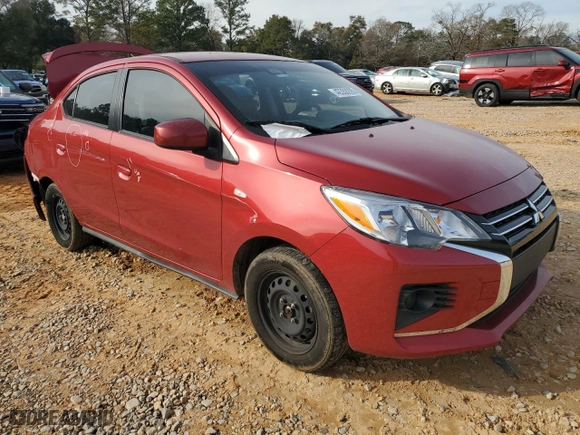2022 Mitsubishi Mirage G4 ES with VIN ML32FUFJ8NHF00615, listed as a Copart auction lot 42358295 with 49,952 mi miles and Salvage Title. Bid and sale history available at carsss.com. Image 4.