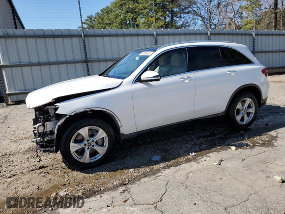 2018 Mercedes-Benz GLC 300 with VIN WDC0G4JB4JV038963, listed as a Copart auction lot 59706815 with 31,404 mi miles and Non repairable. Bid and sale history available at DreamBid. Image 1.