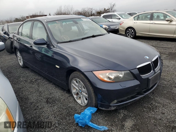 2006 BMW 3 Series 325xi with VIN WBAVD135X6KT80501, listed as a Copart auction lot 51793395 with 95,809 mi miles and Salvage Title. Bid and sale history available at DreamBid. Image 4.