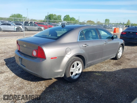 2012 Chevrolet Malibu 1LS with VIN 1G1ZB5E01CF193292, listed as a IAAI auction lot 42146689 with 240,073 mi miles and . Bid and sale history available at DreamBid. Image 4.