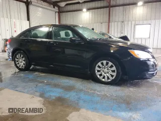 2014 Chrysler 200 LX with VIN 1C3CCBAG7EN101336, listed as a Copart auction lot 70451634 with 157,510 mi miles and Salvage Title. Bid and sale history available at carsss.com. Image 4.