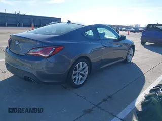 2013 Hyundai Genesis Coupe R-Spec with VIN KMHHU6KJ3DU108753, listed as a IAAI auction lot 41383041 with 114,474 mi miles and . Bid and sale history available at DreamBid. Image 4.