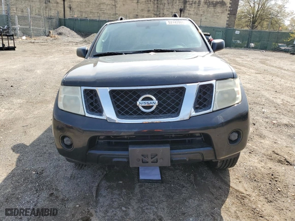 2012 Nissan Pathfinder S with VIN 5N1AR1NB4CC624523, listed as a Copart auction lot 53142805 with 152,074 mi miles and Clean Title. Bid and sale history available at carsss.com. Image 5.