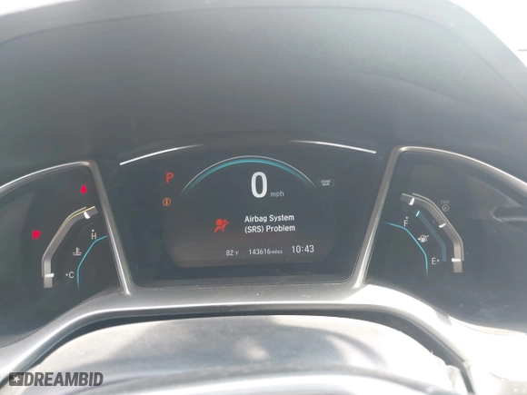 2018 Honda Civic Sedan EX-L with VIN 2HGFC1F75JH640277, listed as a IAAI auction lot 41420475 with 143,616 mi miles. Bid and sale history available at carsss.com. Image 7.