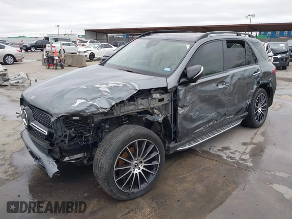2021 Mercedes-Benz GLE 350 with VIN 4JGFB4JB5MA405326, listed as a IAAI auction lot 41570671 with 41,660 mi miles and . Bid and sale history available at DreamBid. Image 6.