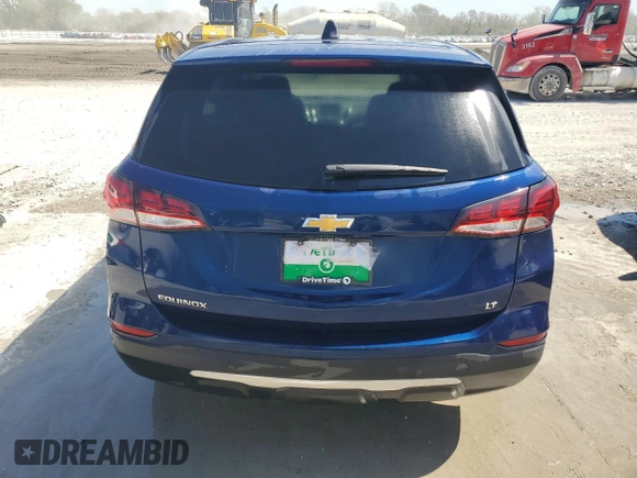 2023 Chevrolet Equinox LT with VIN 3GNAXKEG2PL110005, listed as a Copart auction lot 50796955 with 15,534 mi miles and Clean Title. Bid and sale history available at DreamBid. Image 6.