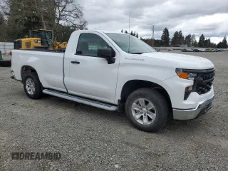 2023 Chevrolet Silverado 1500 Work Truck with VIN 3GCNAAED9PG332707, listed as a Copart auction lot 49746465 with 7,017 mi miles and Clean Title. Bid and sale history available at carsss.com. Image 4.