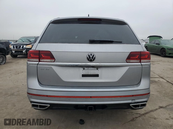 2021 Volkswagen Atlas SE with VIN 1V2MR2CA3MC531395, listed as a Copart auction lot 44148125 with Not provided miles and Salvage title. Bid and sale history available at DreamBid. Image 6.