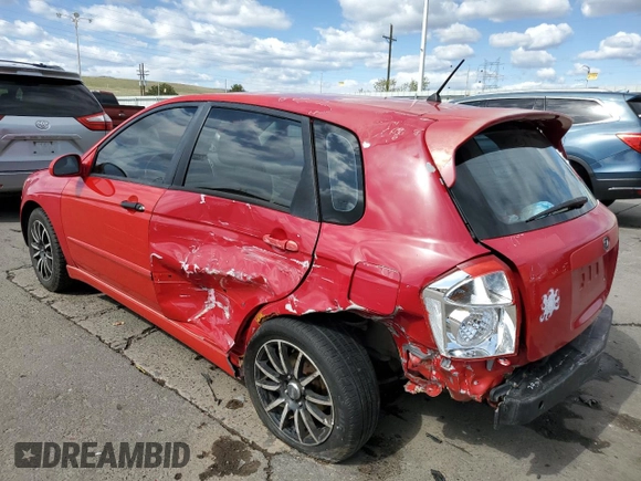 2005 Kia Spectra with VIN KNAFE161455072263, listed as a Copart auction lot 50353204 with 179,957 mi miles and Salvage Title. Bid and sale history available at DreamBid. Image 2.