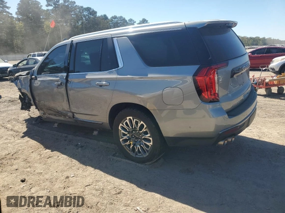 2023 GMC Yukon Denali Ultimate with VIN 1GKS2EKL1PR438849, listed as a Copart auction lot 75743344 with 0 mi miles and Salvage Title. Bid and sale history available at carsss.com. Image 2.