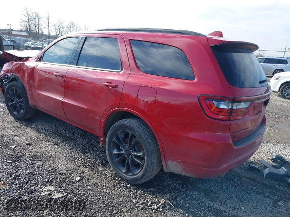 2021 Dodge Durango GT Plus with VIN 1C4RDJDG4MC751003, listed as a IAAI auction lot 41708008 with 26,097 mi miles and . Bid and sale history available at DreamBid. Image 3.