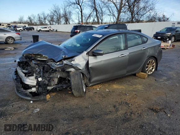 2013 Dodge Dart Limited with VIN 1C3CDFCA1DD241853, listed as a Copart auction lot 84923784 with 166,370 mi miles and Salvage title. Bid and sale history available at DreamBid. Image 1.