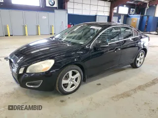 2012 Volvo S60 T5 with VIN YV1622FS9C2113599, listed as a Copart auction lot 51115555 with 194,907 mi miles and Salvage Title. Bid and sale history available at carsss.com. Image 1.