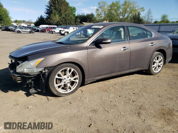 2012 Nissan Maxima SV z VIN 1N4AA5AP6CC834731, wystawiony jako Copart lot #54575965 z przebiegiem 168 368 mil mil oraz Szkoda całkowita • Salvage title. Historia ofert i sprzedaży dostępna na DreamBid. Obrazek 1.
