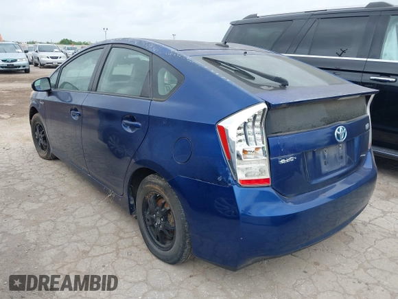 2010 Toyota Prius II with VIN JTDKN3DU9A0026476, listed as a IAAI auction lot 42128972 with Not Provided miles. Bid and sale history available at carsss.com. Image 3.