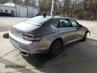 2023 Genesis G80 2.5T with VIN KMTGB4SC6PU152750, listed as a Copart auction lot 41451495 with 61,448 mi miles and Salvage Title. Bid and sale history available at carsss.com. Image 3.