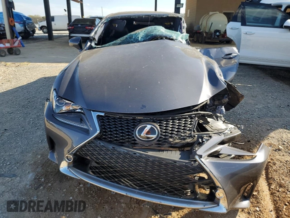 2016 Lexus RC 300 F Sport with VIN JTHSM5BC1G5000747, listed as a Copart auction lot 50856835 with Not provided miles and Salvage title. Bid and sale history available at DreamBid. Image 5.