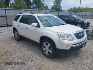 2011 GMC Acadia SLT2 with VIN 1GKKVSED9BJ163541, listed as a IAAI auction lot 42505278 with 211,698 mi miles and . Bid and sale history available at DreamBid. Image 1.