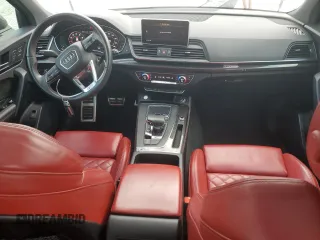 2020 Audi SQ5 Premium Plus with VIN WA1B4AFY3L2056419, listed as a Copart auction lot 55294295 with 51,490 mi miles and Salvage title. Bid and sale history available at DreamBid. Image 7.