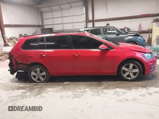 2018 Volkswagen Golf SportWagen S with VIN 3VWD17AU4JM754653, listed as a IAAI auction lot 41273209 with 130,448 mi miles. Bid and sale history available at carsss.com. Image 13.