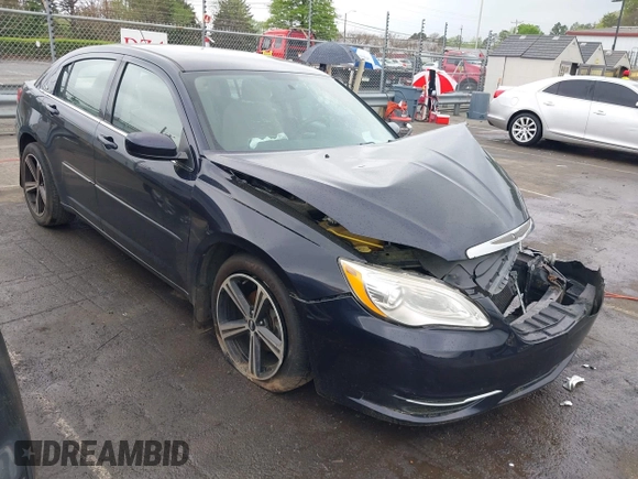 2012 Chrysler 200 LX with VIN 1C3CCBAG2CN228525, listed as a IAAI auction lot 41903611 with 210,201 mi miles and . Bid and sale history available at DreamBid. Image 1.