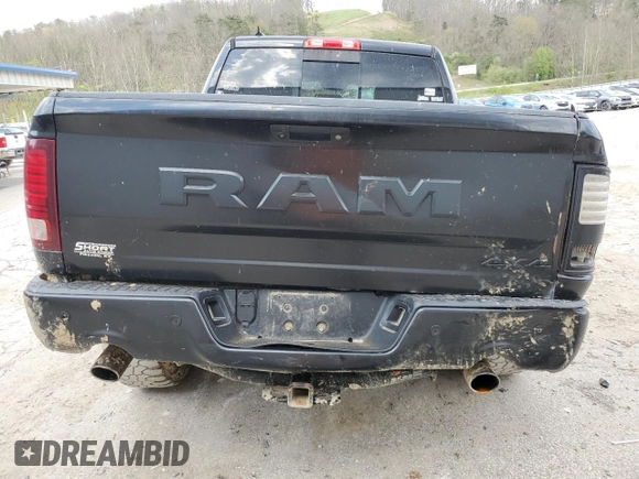 2017 Ram 1500 Night z VIN 1C6RR7MT9HS648342, wystawiony jako Copart lot #53097745 z przebiegiem 105 294 mil mil oraz Szkody całkowita. Historia ofert i sprzedaży dostępna na DreamBid. Obrazek 6.