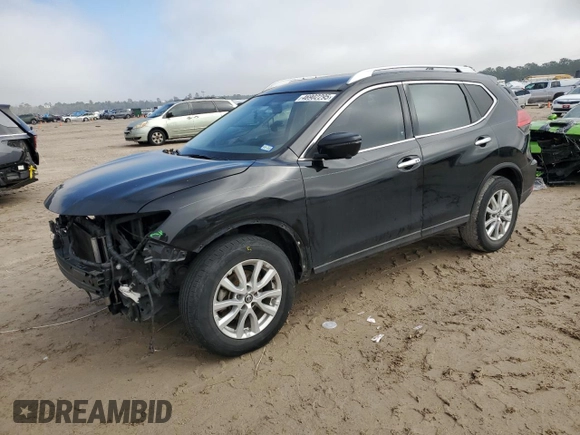 2017 Nissan Rogue SV with VIN JN8AT2MT3HW402720, listed as a Copart auction lot 46902295 with 147,460 mi miles and Salvage Title. Bid and sale history available at carsss.com. Image 1.