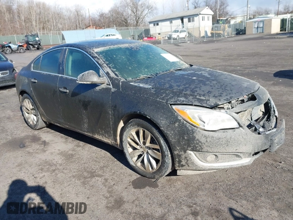 2014 Buick Regal Premium I with VIN 2G4GP5EXXE9250089, listed as a IAAI auction lot 41443584 with 135,737 mi miles and . Bid and sale history available at DreamBid. Image 1.