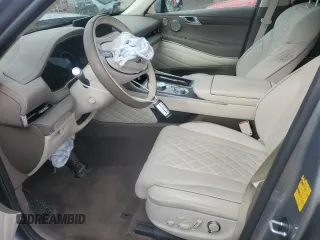 2024 Genesis GV80 z VIN KMUHCESC2RU183192, wystawiony jako Copart lot #52882755 z przebiegiem 14 316 mil mil oraz Szkody całkowita. Historia ofert i sprzedaży dostępna na DreamBid. Obrazek 7.