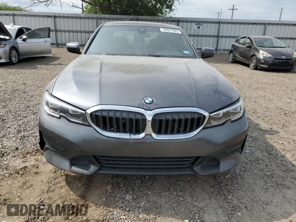 2020 BMW 3 Series 330i with VIN 3MW5R1J01L8B05802, listed as a Copart auction lot 52021825 with 86,214 mi miles and Salvage title. Bid and sale history available at DreamBid. Image 5.
