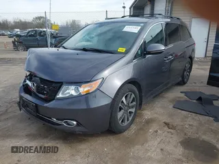 2016 Honda Odyssey Touring Elite z VIN 5FNRL5H99GB072860, wystawiony jako IAAI lot #42157603 z przebiegiem 221 449 mil mil oraz . Historia ofert i sprzedaży dostępna na DreamBid. Obrazek 17.