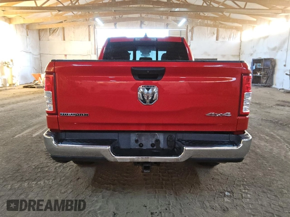 2023 Ram 1500 Big Horn with VIN 1C6RRFBG7PN634100, listed as a Copart auction lot 82856194 with 36,478 mi miles and Salvage Title. Bid and sale history available at carsss.com. Image 6.