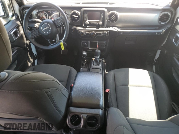 2018 Jeep Wrangler Unlimited Sport S with VIN 1C4HJXDG5JW172653, listed as a Copart auction lot 58184155 with 81,872 mi miles and Salvage title. Bid and sale history available at DreamBid. Image 8.