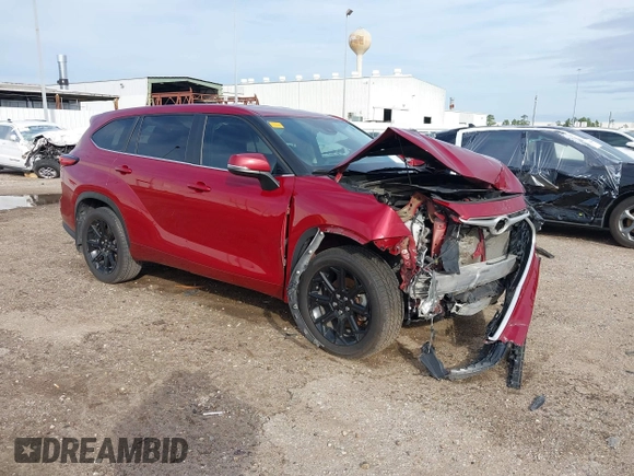 2023 Toyota Highlander L z VIN 5TDKDRAH9PS526978, wystawiony jako IAAI lot #40818784 z przebiegiem 82 801 mil mil oraz . Historia ofert i sprzedaży dostępna na DreamBid. Obrazek 1.