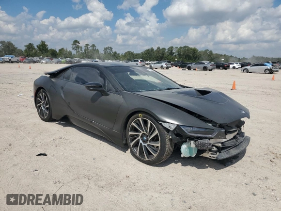 2015 BMW i8 with VIN WBY2Z2C56FV391487, listed as a Copart auction lot 72029534 with 89,048 mi miles and Salvage Title. Bid and sale history available at carsss.com. Image 4.