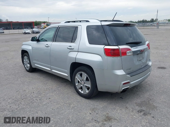 2015 GMC Terrain Denali with VIN 2GKALUEK9F6421491, listed as a IAAI auction lot 41852067 with 93,216 mi miles and . Bid and sale history available at carsss.com. Image 3.