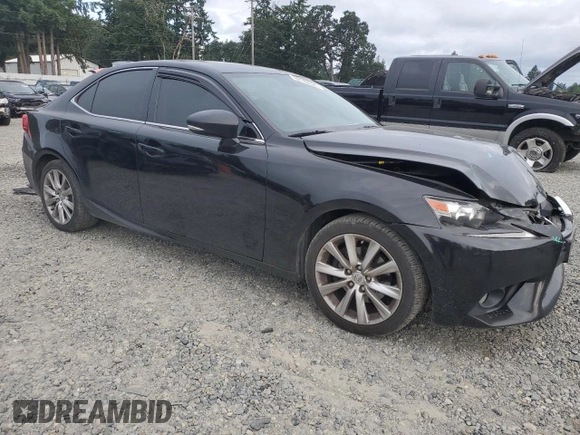 2014 Lexus IS 250 with VIN JTHBF1D28E5039162, listed as a Copart auction lot 62183525 with 120,489 mi miles and Salvage title. Bid and sale history available at DreamBid. Image 4.