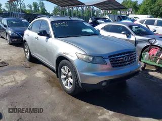 2004 Infiniti FX z VIN JNRAS08W44X224845, wystawiony jako IAAI lot #42300317 z przebiegiem 221 647 mil mil oraz . Historia ofert i sprzedaży dostępna na DreamBid. Obrazek 1.