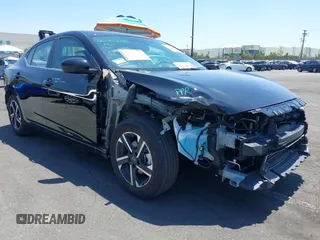 2025 Nissan Sentra SV z VIN 3N1AB8CV1SY254462, wystawiony jako IAAI lot #42217347 z przebiegiem 6 719 mil mil oraz . Historia ofert i sprzedaży dostępna na DreamBid. Obrazek 1.