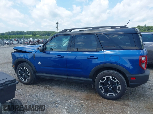 2024 Ford Bronco Sport Outer Banks with VIN 3FMCR9C64RRE54350, listed as a IAAI auction lot 42744462 with 5,971 mi miles and . Bid and sale history available at DreamBid. Image 14.