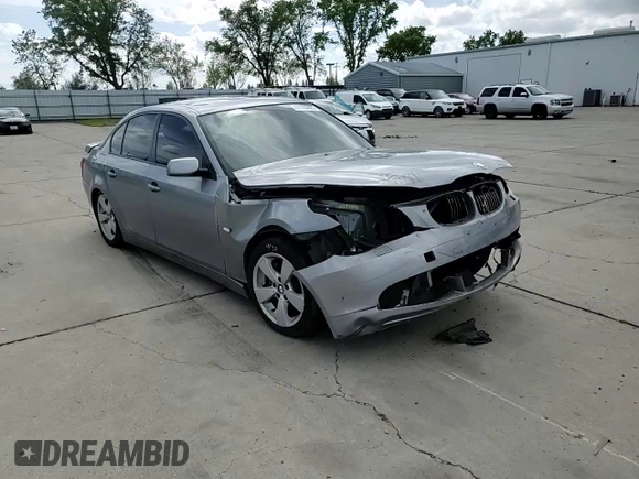 2006 BMW 5 Series 530xi with VIN WBANF73546CG68265, listed as a Copart auction lot 51184425 with 194,170 mi miles and Salvage Title. Bid and sale history available at DreamBid. Image 11.