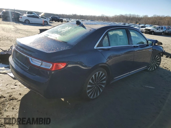 2018 Lincoln Continental Black Label with VIN 1LN6L9BC4J5612294, listed as a Copart auction lot 84707974 with 74,027 mi miles and Salvage Title. Bid and sale history available at DreamBid. Image 3.