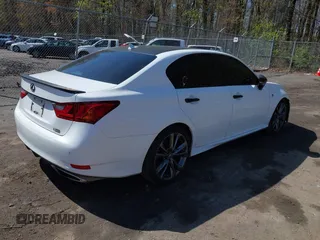 2014 Lexus GS 350 with VIN JTHBE1BL5E5038808, listed as a IAAI auction lot 41986207 with 181,659 mi miles. Bid and sale history available at carsss.com. Image 4.