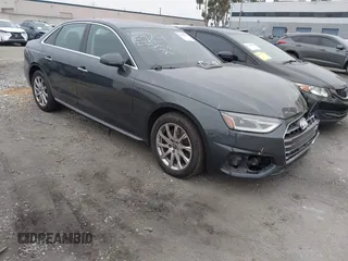 2020 Audi A4 Premium z VIN WAUGMAF46LN004092, wystawiony jako IAAI lot #42078484 z przebiegiem 53 273 mil mil oraz . Historia ofert i sprzedaży dostępna na DreamBid. Obrazek 1.