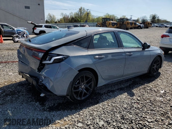 2025 Honda Civic Sport z VIN 19XFL2H83SE011575, wystawiony jako Copart lot #54015775 z przebiegiem 3 001 mil mil oraz Szkoda całkowita • Salvage title. Historia ofert i sprzedaży dostępna na DreamBid. Obrazek 3.