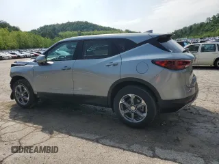 2023 Chevrolet Blazer LT with VIN 3GNKBHR4XPS171159, listed as a Copart auction lot 56434635 with 52,191 mi miles and Salvage title. Bid and sale history available at DreamBid. Image 2.