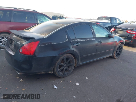 2008 Nissan Maxima 3.5 SL with VIN 1N4BA41E58C833638, listed as a IAAI auction lot 41762059 with 187,225 mi miles. Bid and sale history available at carsss.com. Image 4.