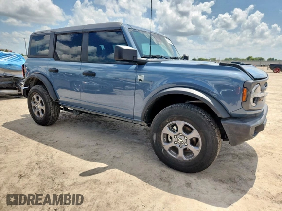 2024 Ford Bronco Big Bend with VIN 1FMDE7BH7RLA03788, listed as a Copart auction lot 65085065 with 10,597 mi miles and Salvage title. Bid and sale history available at DreamBid. Image 4.
